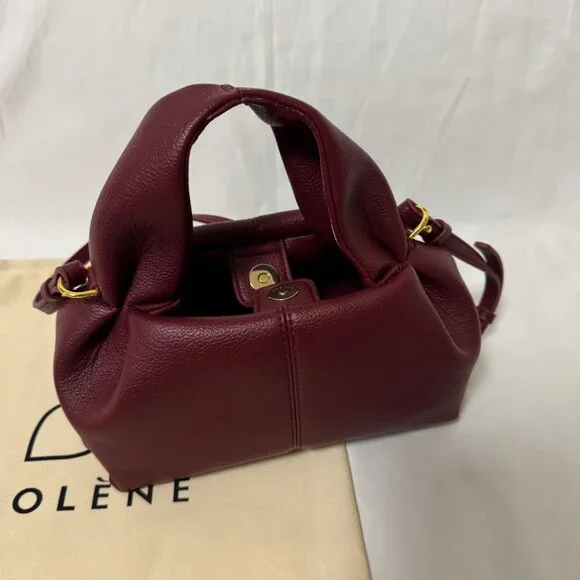 polene Numéro Neuf Mini Edition Textured Black Cherry - Picture 3 of 10